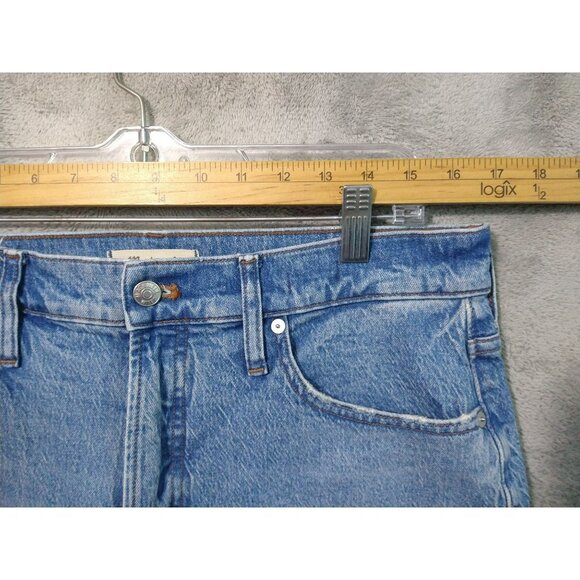 Madewell Jeans Womens 31 Blue The Perfect Vintage Wide Leg High Rise Stretch - Picture 3 of 10